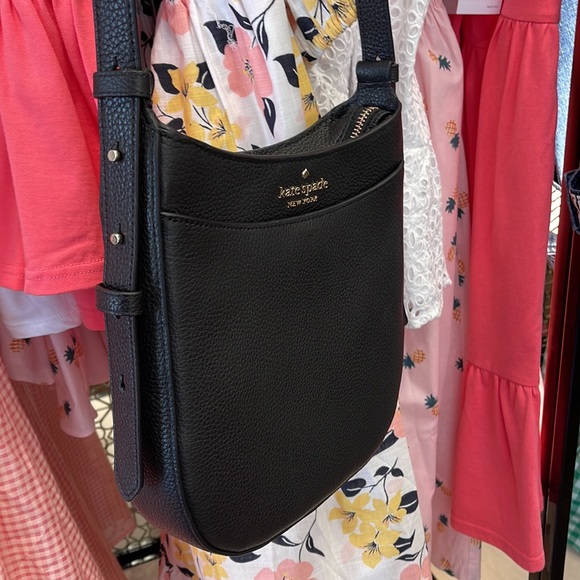 Kate Spade Leila North South Crossbody Black - Picture 13 of 16